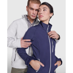 Softshell jas voor dames 300 g/m² Roly Direct Antartida kleur marineblauw derde gebruiksweergave