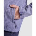 Softshell jas met 3 lagen en verstelbare onderkant kleur zwart detailweergave 2