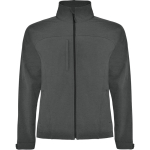 Softshell jas met 3 lagen en verstelbare onderkant kleur taupe grijs tweede weergave
