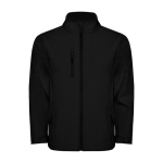 Softshell jas met elastaan 300 g/m² Roly Direct Nebraska kleur zwart tweede weergave