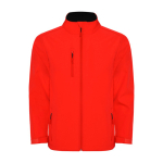 Softshell jas met elastaan 300 g/m² Roly Direct Nebraska kleur rood tweede weergave