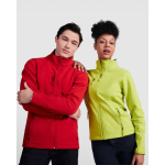 Softshell jas met elastaan 300 g/m² Roly Direct Nebraska kleur rood derde gebruiksweergave