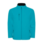 Softshell jas met elastaan 300 g/m² Roly Direct Nebraska kleur aquamarijn tweede weergave