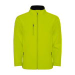 Softshell jas met elastaan 300 g/m² Roly Direct Nebraska kleur limoen groen tweede weergave