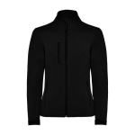 Softshell jas voor dames 300 g/m² Roly Direct Nebraska kleur zwart tweede weergave