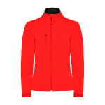Softshell jas voor dames 300 g/m² Roly Direct Nebraska kleur rood tweede weergave