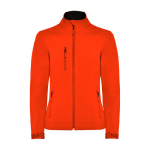 Softshell jas voor dames 300 g/m² Roly Direct Nebraska kleur donker oranje tweede weergave