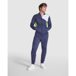 Sportjas van polyester met rits 240 g/m² Roly Direct Leros kleur groen eerste gebruiksweergave