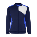 Sportjas van polyester met rits 240 g/m² Roly Direct Leros kleur koningsblauw tweede weergave