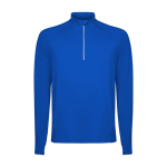 Sweatshirt van gerecycled poly 200 g/m² Roly Direct Estambul kleur koningsblauw tweede weergave