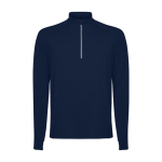 Sweatshirt van gerecycled poly 200 g/m² Roly Direct Estambul kleur marineblauw tweede weergave