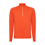 Sweatshirt van gerecycled poly 200 g/m² Roly Direct Estambul kleur donker oranje tweede weergave
