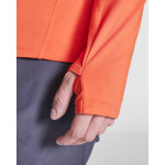 Sweatshirt van gerecycled poly 200 g/m² Roly Direct Estambul kleur donker oranje detailweergave 2