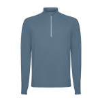 Sweatshirt van gerecycled poly 200 g/m² Roly Direct Estambul kleur grijsachtig blauw tweede weergave