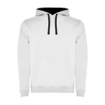 Sweater van katoen en polyester 280 g/m² Roly Direct Urban kleur wit/blauw tweede weergave