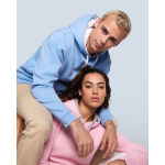 Sweater van katoen en polyester 280 g/m² Roly Direct Urban kleur pastel blauw vijfde gebruiksweergave