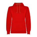 Slim fit dames sweater van katoen 280 g/m² Roly Direct Urban kleur rood tweede weergave