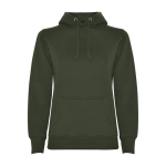 Slim fit dames sweater van katoen 280 g/m² Roly Direct Urban kleur bosgroen tweede weergave