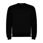 Trui van katoen en polyester 280 g/m² Roly Direct Clasica kleur zwart tweede weergave