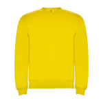 Trui van katoen en polyester 280 g/m² Roly Direct Clasica kleur geel tweede weergave