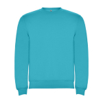 Trui van katoen en polyester 280 g/m² Roly Direct Clasica kleur turkoois tweede weergave