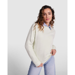 Trui van katoen en polyester met geribbelde manchetten 280 g/m² Roly Direct Clasica kleur mist groen eerste gebruiksweergave