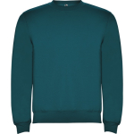 Trui van katoen en polyester met geribbelde manchetten 280 g/m² Roly Direct Clasica kleur bondi blauw eerste gebruiksweergave