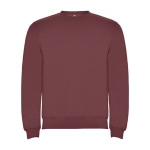 Trui van katoen en polyester 280 g/m² Roly Direct Clasica kleur mahonie tweede weergave