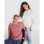 Trui van katoen en polyester met geribbelde manchetten 280 g/m² Roly Direct Clasica kleur onverzadigd rood derde gebruiksweergave