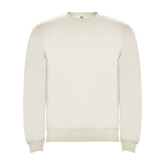 Trui van katoen en polyester 280 g/m² Roly Direct Clasica kleur gebroken wit tweede weergave