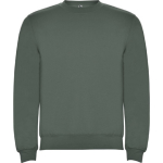 Trui van katoen en polyester met geribbelde manchetten 280 g/m² Roly Direct Clasica kleur olijfgroen eerste gebruiksweergave
