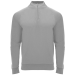 Sweatshirt van polyester met halve rits 200 g/m² Roly Direct Epiro kleur grijs eerste gebruiksweergave