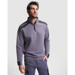 Werktrui van katoen en polyester 280 g/m² Roly Maverick kleur zwart eerste gebruiksweergave