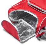 Koeltas van polyester met geïsoleerd hoofdvak voor 15L kleur rood detailweergave 1