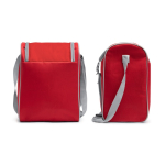 Koeltas van polyester met geïsoleerd hoofdvak voor 15L kleur rood detailweergave 4