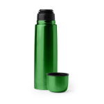 Thermosfles van roestvrij staal met glanzende afwerking 500 ml kleur groen eerste gebruiksweergave