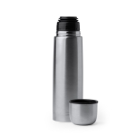 Thermosfles van roestvrij staal met glanzende afwerking 500 ml kleur zilver detailweergave 1