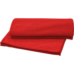 Handdoek voor bad en strand van polyester en polyamide 280 g/m² kleur rood tweede weergave