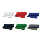 Handdoek voor bad en strand van polyester en polyamide 280 g/m² kleur taupe grijs detailweergave 1
