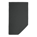 Microvezel sporthanddoek van polyester 190 g/m² kleur zwart tweede weergave