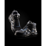 Werkschoenen in sportstijl met glasvezel neus Roly kleur marineblauw vierde gebruiksweergave