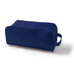 Schoenentas van polyester met praktisch draaghengsel kleur marineblauw tweede weergave