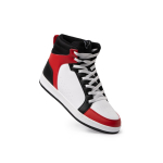 Casual sneakers met platte vetersluiting Roly Direct kleur rood eerste gebruiksweergave