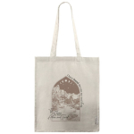 Canvas tas van gerecycled katoen met lange hengsels 240 g/m² kleur naturel vierde weergave