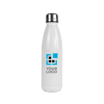 Fles met witte afwerking geschikt voor sublimatie 750ml City Sublim kleur wit met afdrukgebied