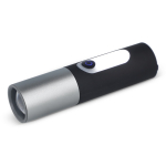 Oplaadbare LED-zaklamp met meerdere standen en zoomfunctie kleur zwart