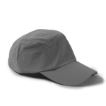 Sportpet van waterafstotende microvezel in één maat kleur grijs eerste weergave