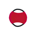 Frisbee met stevig katoenen touw, ideaal voor huisdieren kleur rood  negende weergave