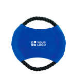 Frisbee met stevig katoenen touw, ideaal voor huisdieren met jouw bedrukking