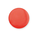 Ronde pin met glanzende afwerking en veiligheidsspeldsluiting kleur rood  negende weergave